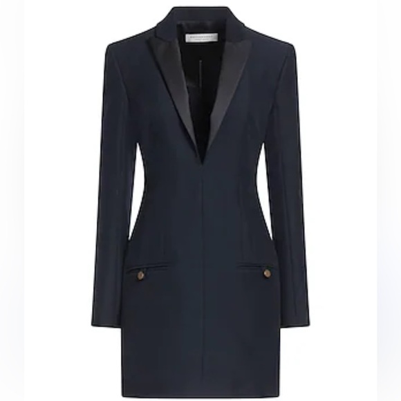 PHILOSOPHY Di LORENZO SERAFINI |
 Dark blue Women's Short Dress - Picture 3 of 7